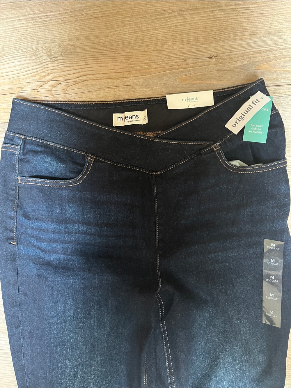 M Jeans by Maurices Cool Comfort Pull on Barely Boot High Rise Ultimate Stretch - Picture 6 of 10